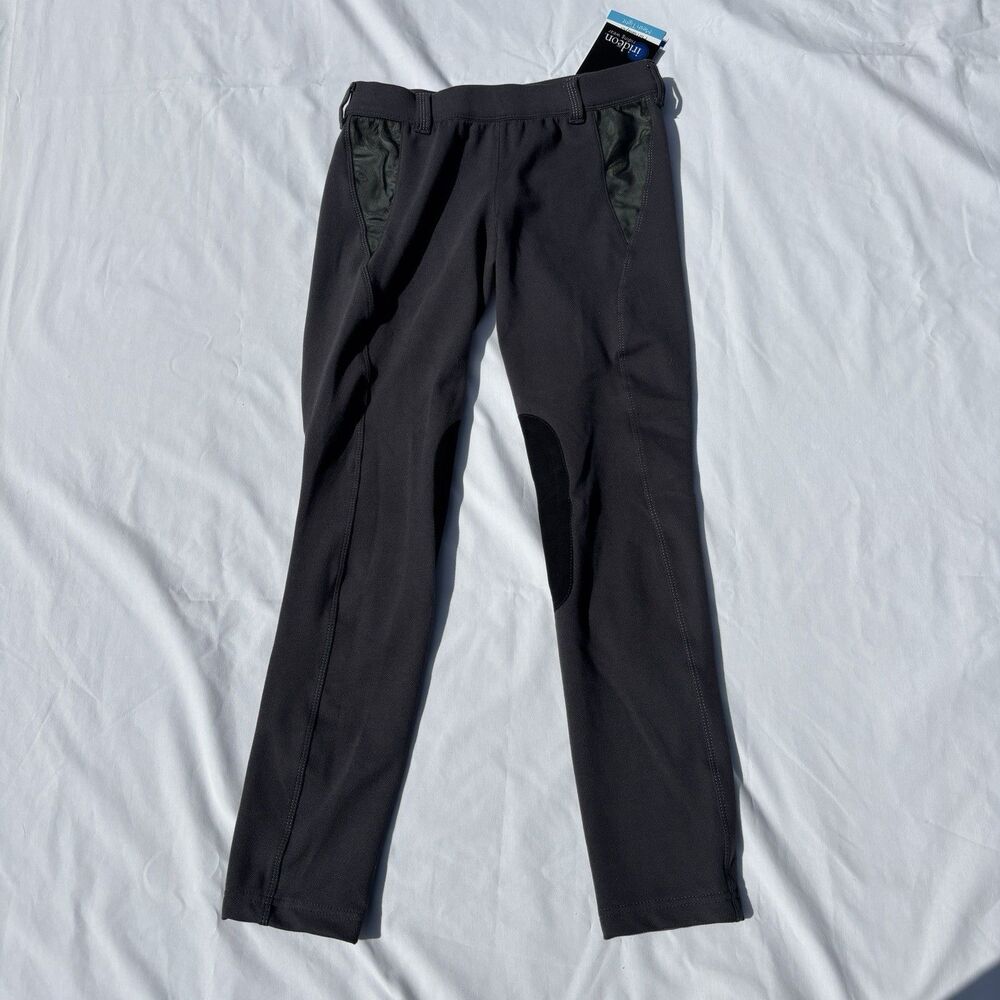 Irideon Graphite And Mint  Himalayer Mesh Riding Leggings Knee Patch Kids Large